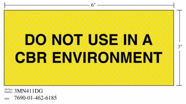 ™ Diamond Grade Ventilation Sign 3MN411DG