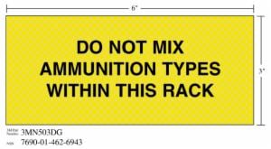 3M™ Diamond Grade Weapon Sign 3MN503DG, “DO…RACK”, 7 in x 3 in, 10/Package image 3M™ Diamond Grade Weapon Sign 3MN503DG, “DO…RACK”, 7 in x 3 in, 10/Packageimage