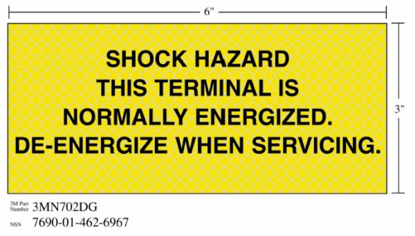 ™ Diamond Grade Electrical Sign 3MN702DG