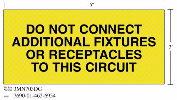 ™ Diamond Grade Electrical Sign 3MN703DG