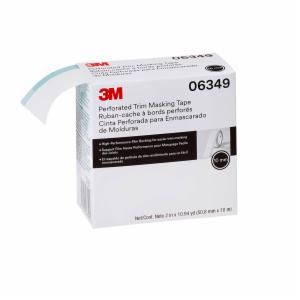 3M™ Perforated Trim Masking Tape, 06349, 10 mm Hard Band, 50.8 mm x 10 m, 6 rolls per case image 3M™ Perforated Trim Masking Tape, 06349, 10 mm Hard Band, 50.8 mm x 10 m, 6 rolls per caseimage
