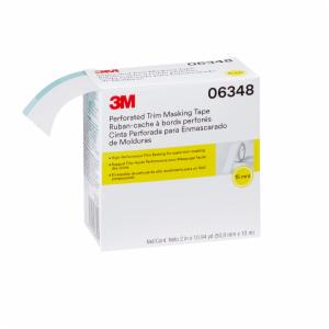 3M™ Perforated Trim Masking Tape, 06348, 15 mm Hard Band, 50.8 mm x 10 m, 6 rolls per case image 3M™ Perforated Trim Masking Tape, 06348, 15 mm Hard Band, 50.8 mm x 10 m, 6 rolls per caseimage