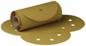 3M™ Stikit Gold Film Disc Roll Dust Free, 01381, 6 in, P120, 125 discs per roll, 4 rolls per caseimage