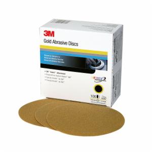 3M™ Hookit Gold Disc 236U, 00981, 6 in, P120, 100 discs per carton, 4 cartons per case image 3M™ Hookit Gold Disc 236U, 00981, 6 in, P120, 100 discs per carton, 4 cartons per caseimage
