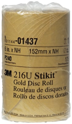 3M(TM) Stikit(TM) Gold Disc Rolls 01437