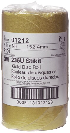3M(TM) Stikit(TM) Gold Disc Rolls 01212