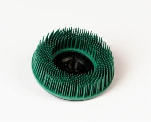 Scotch-Brite Bristle Disc, BD-ZB, 50, Green, 4-1/2 in x 5/8 in-11 Internal, 5/Carton, 10 ea/Caseimage