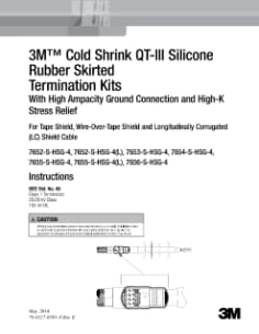 QT-III 7650-S-HSG-4 Series Kits