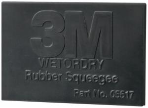3M™ Wetordry Rubber Squeegee, 05518, 2 in x 3 in, 50 per caseimage