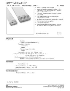 33M(TM) Molded DIP, .100" x .300" or .600", 877 Series, TS2152