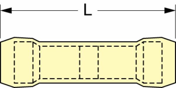 ™ Nylon Insulation Grip Butt Connector 63-NB