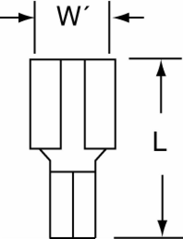™ Non-Insulated Butted Seam Female Disconnect