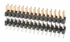 3M(TM) Pin Strip Hdr.,2mm,Dual Ins.,Strt.,Solder,951Ser,TS2160