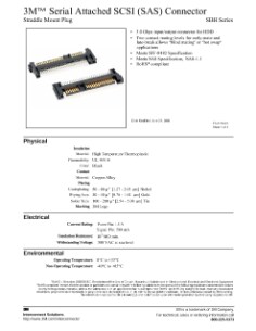 3M(TM) Serial Attached SCSI(SAS) Conn, SBH Series TS-2179