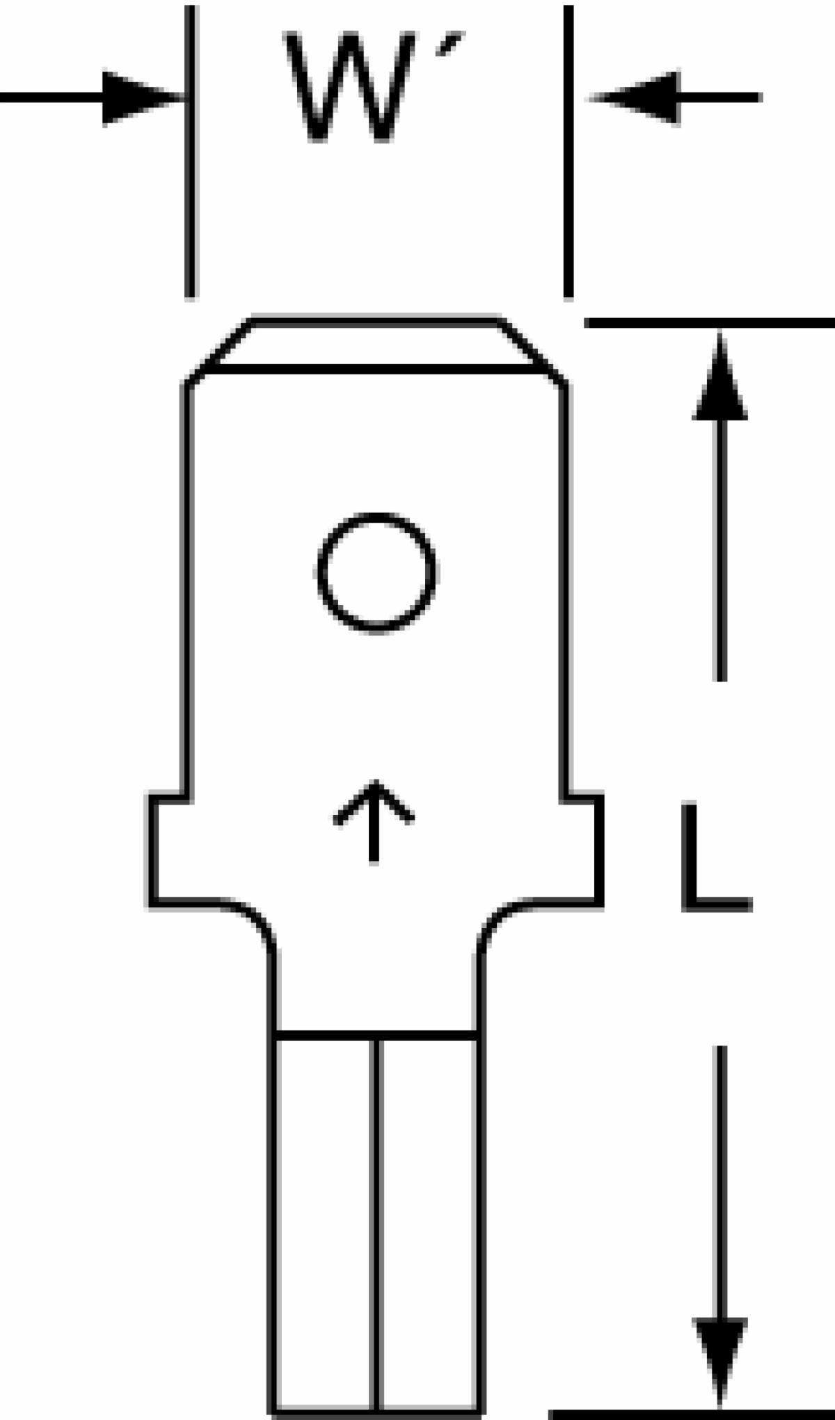 ™ Non-Insulated Butted Seam Male Disconnect