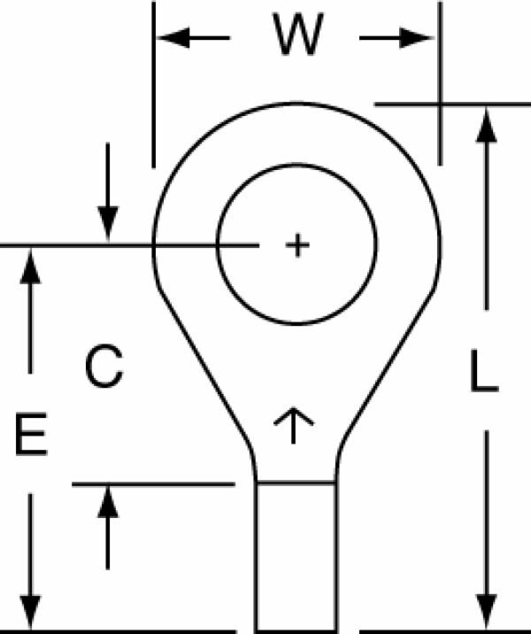 ™ Non-Insulated Brazed Seam Ring Tongue Terminal