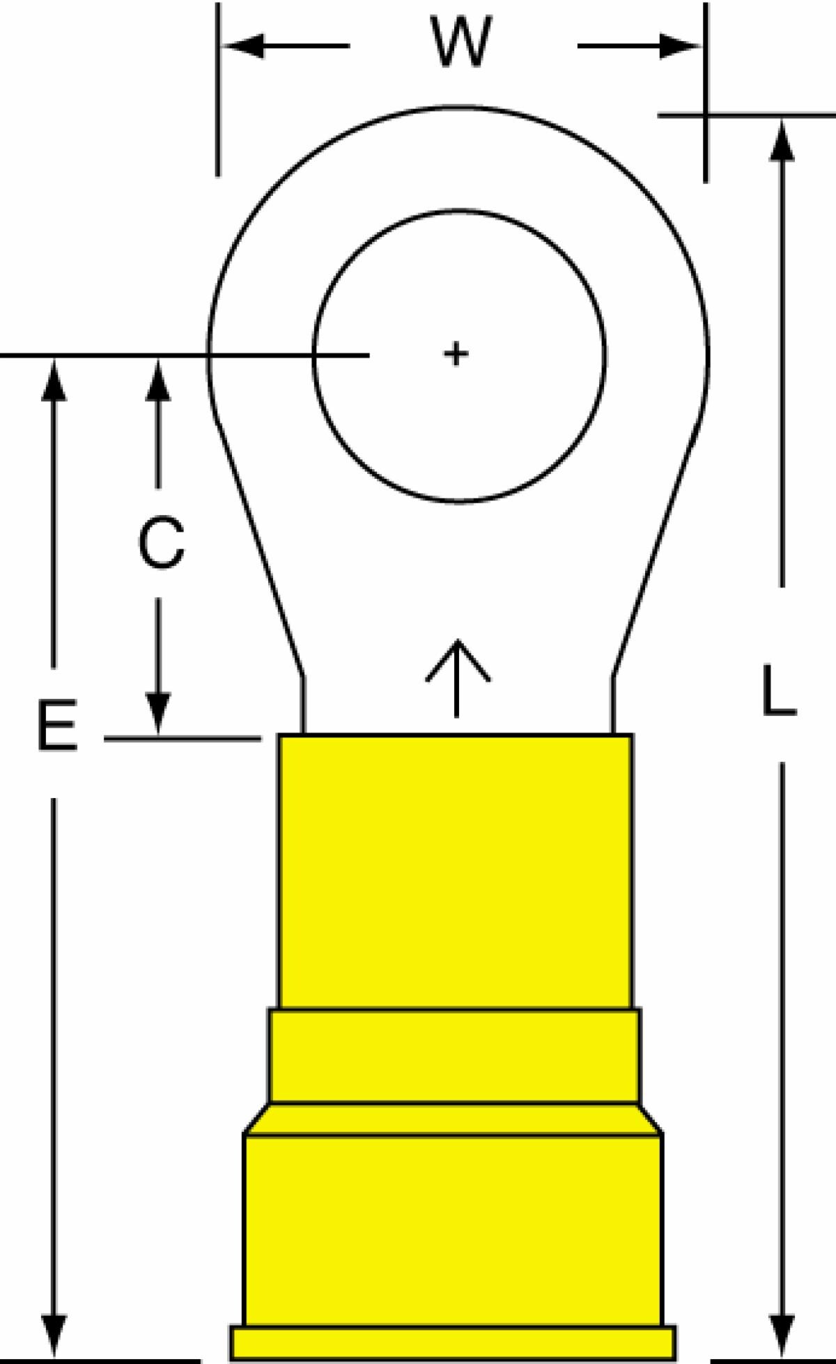 ™ Nylon Insulated Brazed Seam Ring Tongue Terminal