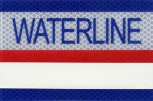 3M™ Diamond Grade Damage Control Sign 3MN059DG, “WATER LINE”, 6 in x 4 in, 10/Packageimage