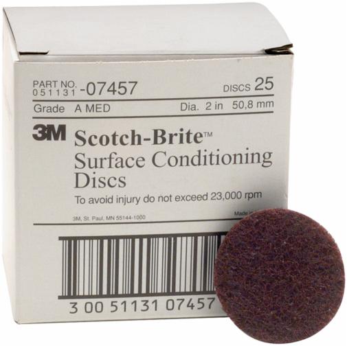 Dischi Condizionamento Superficie 3m 07481 2" Medium Scotch Brite Roloc