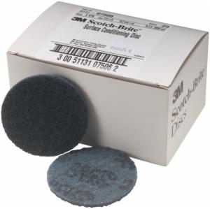 Scotch-Brite Surface Conditioning Disc, SC-DH, 07506, A/O Very Fine, 3 in x NH, 25/Carton, 100 ea/Caseimage