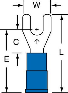 Nylon Insulated with Insulation Grip Standard Fork Termination