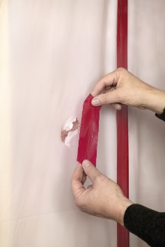 3M(TM) Construction Seaming Tape 8087 application shot patching