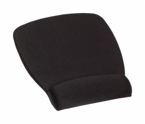 3M™ Foam Mouse Pad Wrist Rest MW209MB, Compact Size, Fabric, Black, 6.8 in x 8.6 in x 0.75 inimage