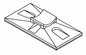 3M™ Cable Tie Mounting Base CTB2X1BGA-C Black, 2-way Adhesive Mount, 500/Case image 3M™ Cable Tie Mounting Base CTB2X1BGA-C Black, 2-way Adhesive Mount, 500/Caseimage