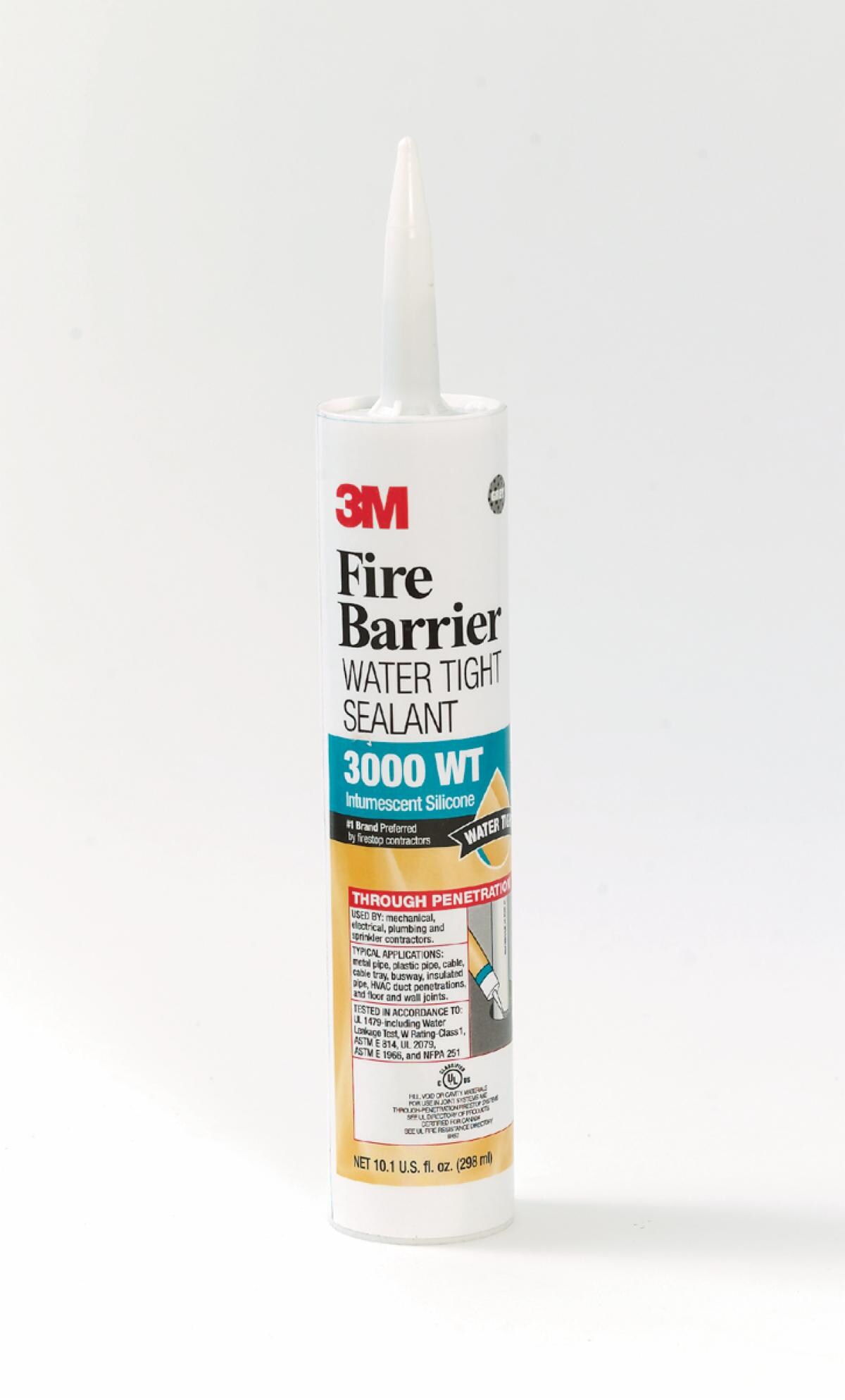 3M™ Fire Barrier Water Tight Sealant 3000 WT, 20 fl. oz., Sausage, 12