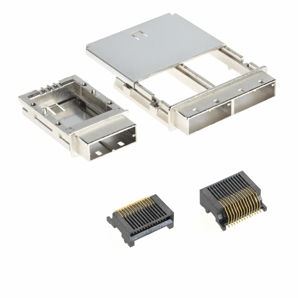 3M™ Mini Serial Attached SCSI (miniSAS) Connector, RA Surface Mount, 8A26/8C26 Series 3M