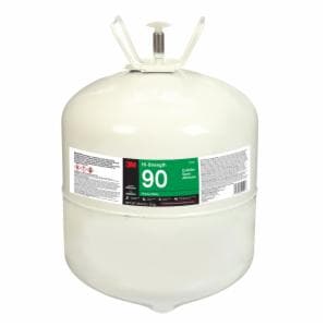 3M™ Hi-Strength 90, Cylinder Spray Adhesive, Clear, Large Cylinder (Net Wt 28.8 lb), 1 Each/Caseimage