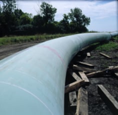 3M(TM) Scotchkote(TM) FBEC 6233 Bend in Pipeline