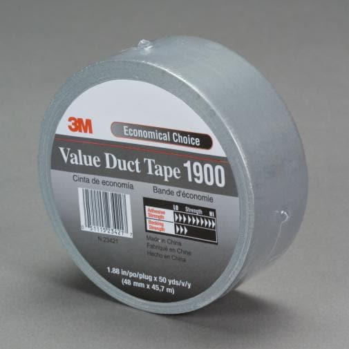 3M(TM) Value Duct Tape 1900, 2 inch vertical