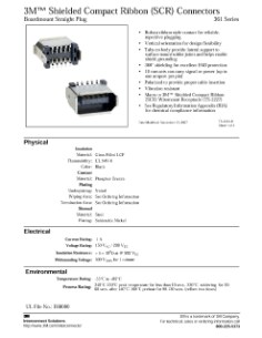 春先取りの 3M™ Shielded Compact Ribbon Connectors 36110-1110 PL, Silver ウエイトトレーニング