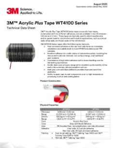 3M(TM) Heat-Activated Acrylic Plus Tape WT4112