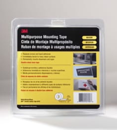 3M(TM) Multipurpose Mounting Tape 4016 clam shell front view