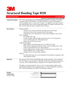 3M™ Structural Bonding Tape 9259