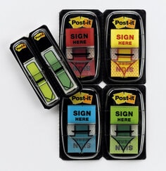 Post-it® Flags 680-SH4VA, Sign Here with 48 Arrow Flags, 25 mm x 43 mm, Value Pack