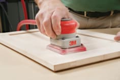 3M™ Orbital Sander, 3"x4", Non-Vacuum with sanding whitewood