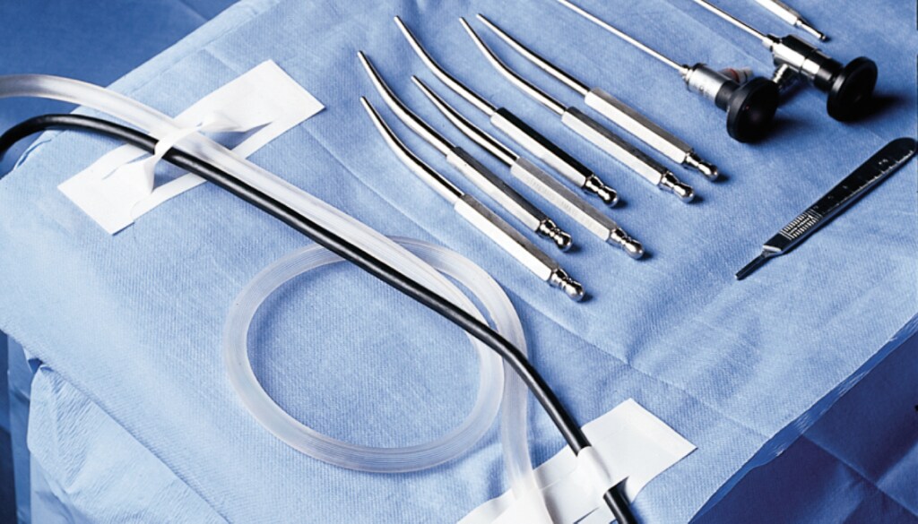 Medical tray with tools