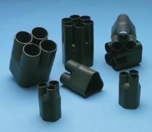 3M™ Heat Shrinkable Cable Breakout Boot HDBB-505-1-250: black, 5-way outlet, 1/caseimage
