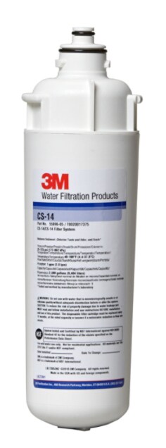 3M™ Water Filtration Products Replacement Filter Cartridge, Model CS-14, 12 per std. case, 5631511