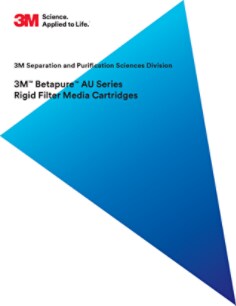 Betapure(TM) AU Series Depth Filter