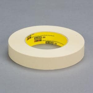 3M™ Paint Masking Tape 231/231A, Tan, 48 mm x 55 m, 7.6 mil, 24 Rolls/Case image 3M™ Paint Masking Tape 231/231A, Tan, 48 mm x 55 m, 7.6 mil, 24 Rolls/Caseimage