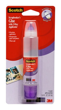 Scotch® Scrapbooker's Glue w/ Two Way Applicator