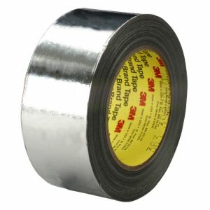 3M™ High Temperature Aluminum Foil/Glass Cloth Tape 363L, Silver, 4 1/2 in x 108 yd, 7.3 mil, 8 Roll/Case image 3M™ High Temperature Aluminum Foil/Glass Cloth Tape 363L, Silver, 4 1/2 in x 108 yd, 7.3 mil, 8 Roll/Caseimage