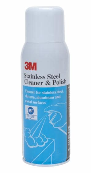 3M™ Stainless Steel Cleaner & Polish 59158, 10 Oz Aerosol, 12/Case image 3M™ Stainless Steel Cleaner & Polish 59158, 10 Oz Aerosol, 12/Caseimage