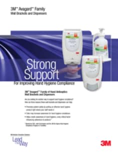 Avagard Instant Hand Sanitizer Wall Bracket for 9222, 9222C, 9338, 9431 500 mL Pump Bottles Avagard Instant Hand Sanitizer Wall Bracket for 9222, 9222C, 9338, 9431 500 mL Pump Bottles