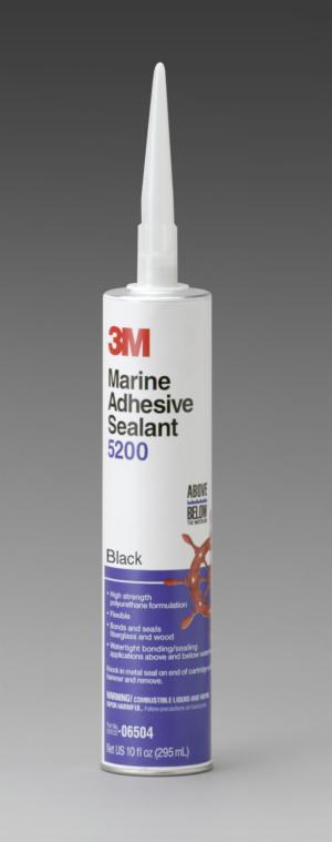 3M™ Marine Adhesive Sealant 5200, Black, 295 mL Cartridge, 12/Caseimage