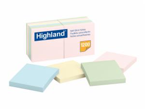 Highland Notes 6549A, 3 in x 3 in (7.62 cm x 7.62 cm), 100% PEFC, SGSCH-PEFC-COC-110078image